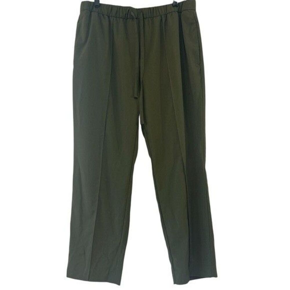 Worthington Women’s Dark Green Jogger Work Pants Style Pants Size Large